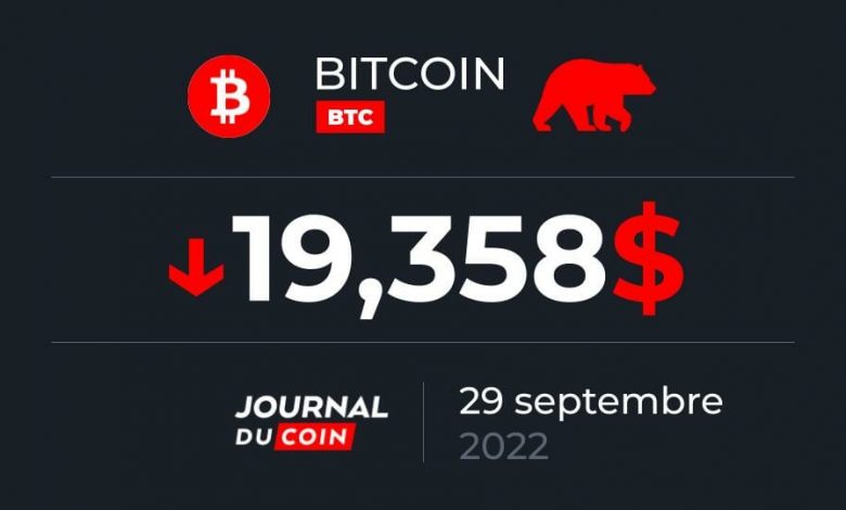 Bitcoin on September 29, 2022 - In the turmoil of the economic crisis